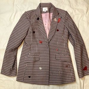 cinq a sept embroiled blazer